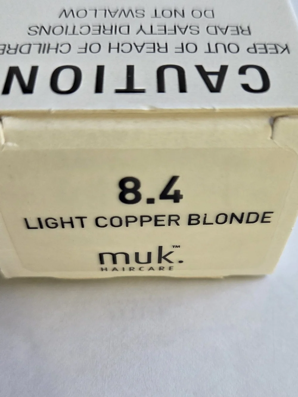 Muk. Haircare Hybrid Cream Hair Color- Light Copper Blonde.